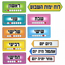 ערכה ללוח תוכן לוח ימות השבע ערכה ללוח תוכן לוח ימות השבע