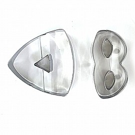 מארז 2 חותכנים לפורים - מסיכה ואוזן המן מארז 2 חותכנים לפורים - מסיכה ואוזן המן