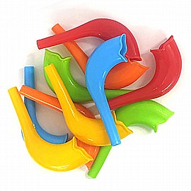 מארז 10 שופר צבעוני 12.5 ס"מ מארז 10 שופר צבעוני 12.5 ס"מ