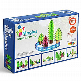 מגנטים מאגיס יער עצים מגנטי 102 חלקים מגנטים מאגיס יער עצים מגנטי 102 חלקים