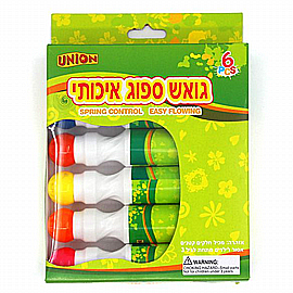 טושטוש 6 צבעים טושטוש 6 צבעים