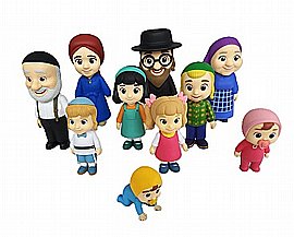 חבריה - מארז 10 דמויות פלסטיק איכותי ביותר חבריה - מארז 10 דמויות פלסטיק איכותי ביותר