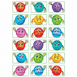 מדבקות סמיילי עם ידיים 10 דפים מדבקות סמיילי עם ידיים 10 דפים