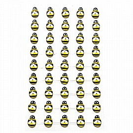 מדבקות דבורים תלת מימד 45 יחידות מדבקות דבורים תלת מימד 45 יחידות